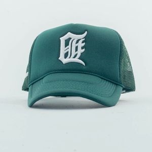 Forest Green Detroit Trucker Hat